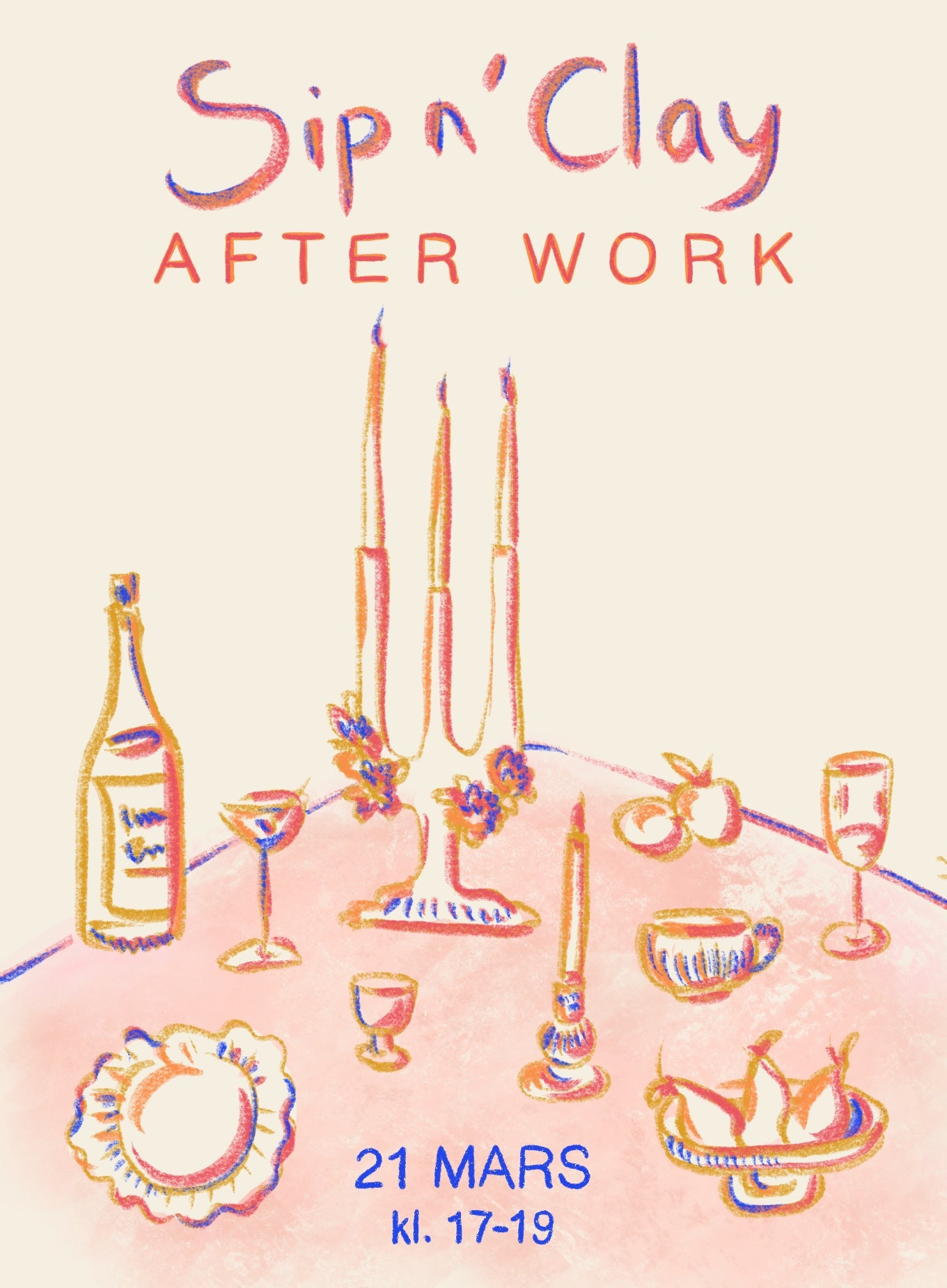 Sip n' Clay - After Work 21 mars