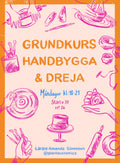 Kvällskurs: Handbygga och dreja