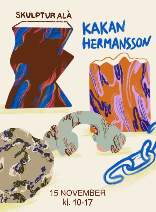 Masterclass i skulptur a lá Kakan Hermansson 15 november 2025