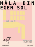 Måla din egen sol med Lisa Grue