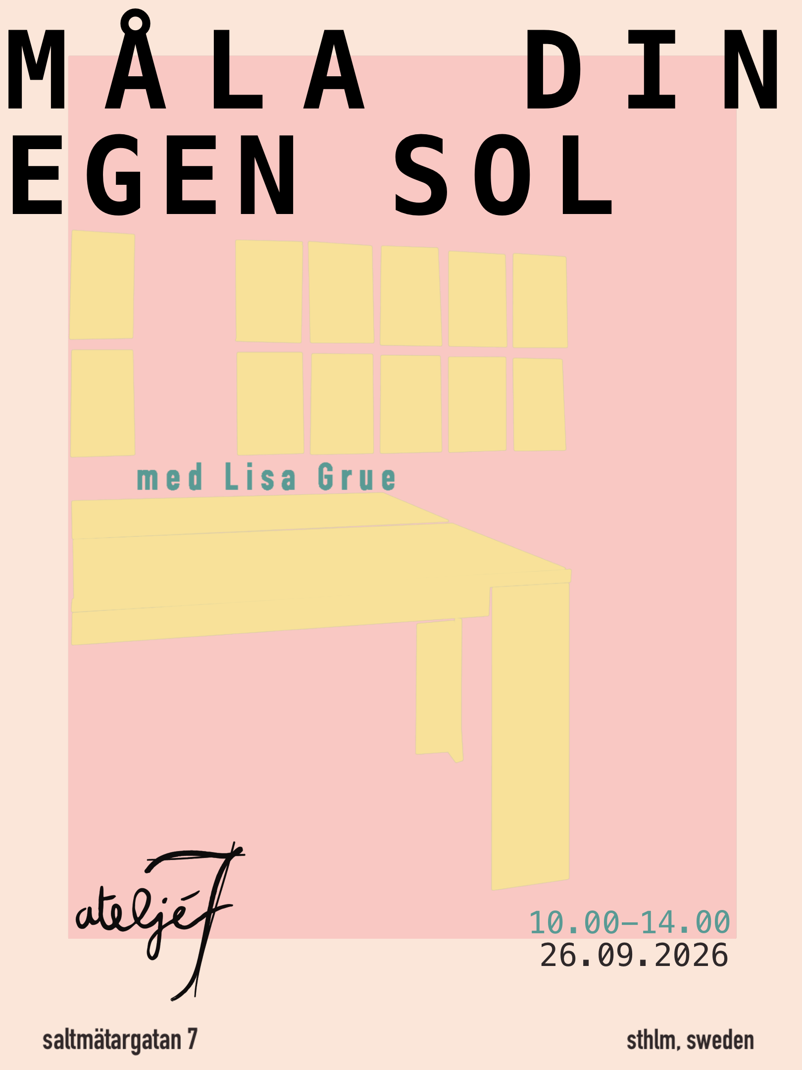 Måla din egen sol med Lisa Grue