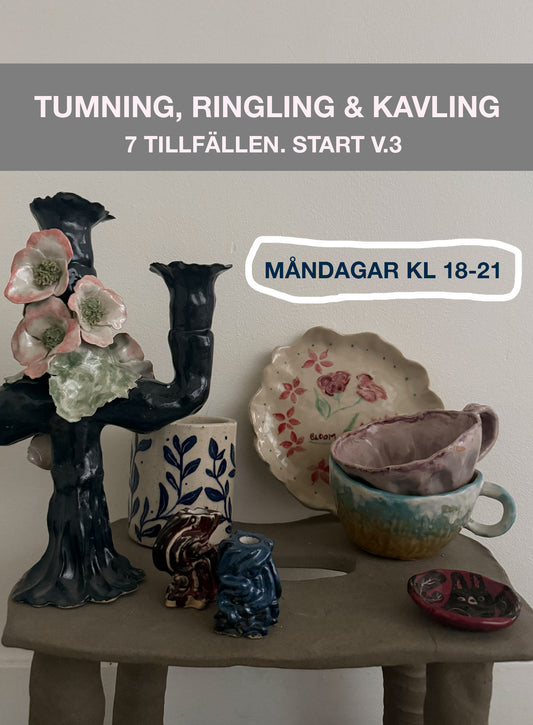 Kvällskurs 7ggr måndagar start v.3 - vt 2026