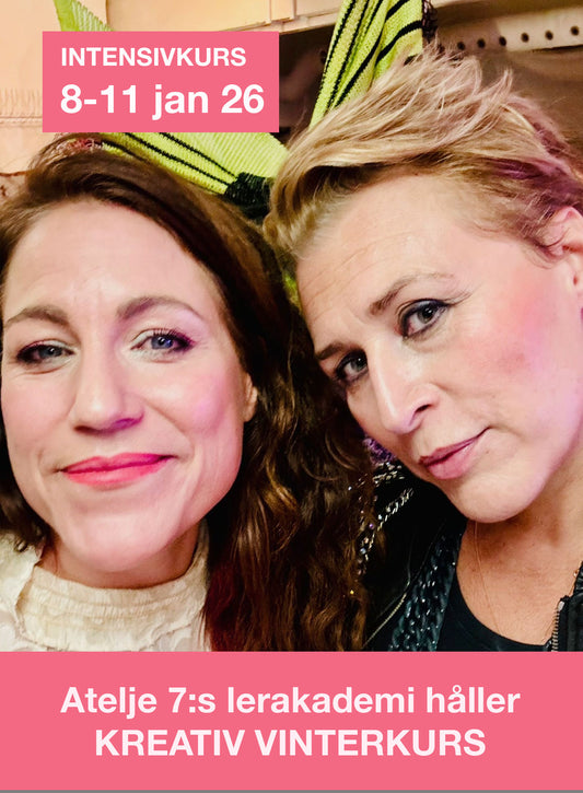 Atelje 7:s lerakademi - Intensivkurs 8-11 januari 2026